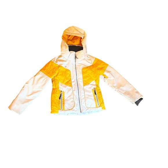 Obermeyer Other - ⛷️ Obermeyer Rayla Girls Ski Jacket Yellow White Size S Winter Coat